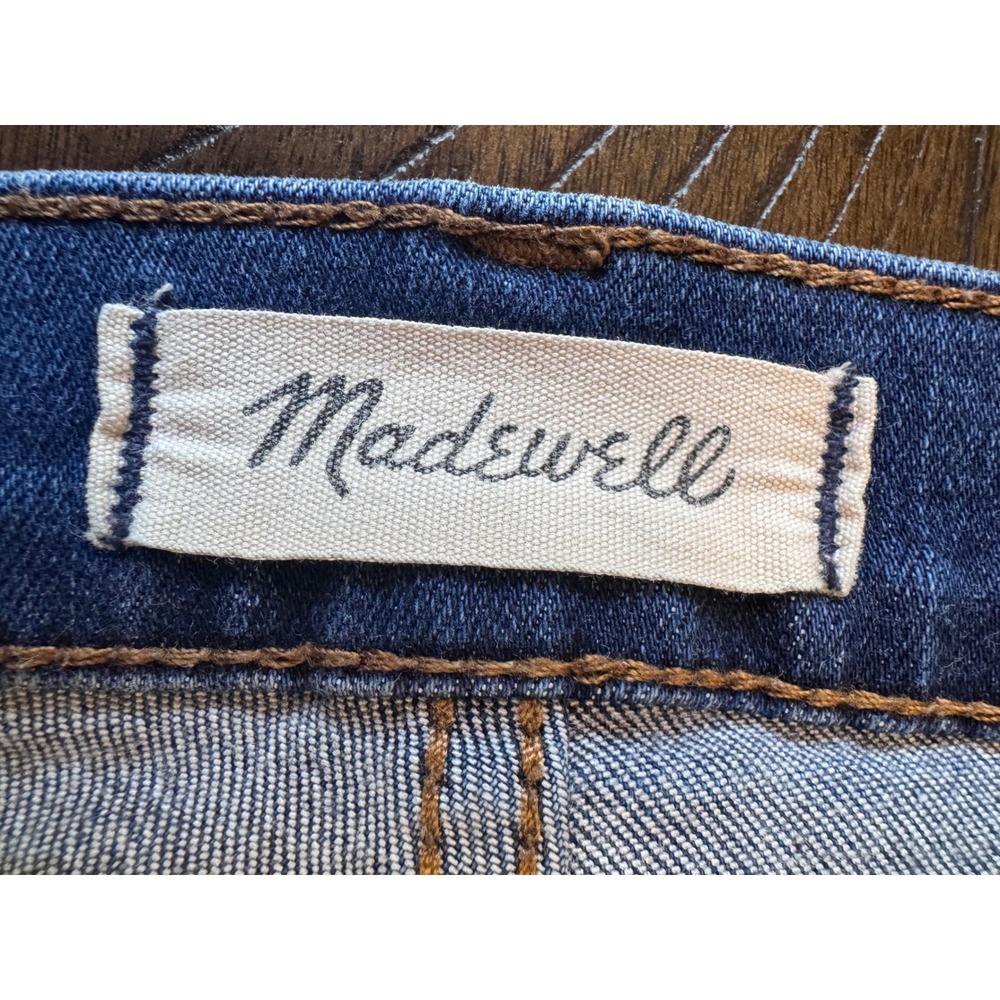 Madewell 9 Inch High-Rise Skinny Jeans Women's 28 Dark Wash Stretch Denim - Picture 3 of 6